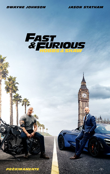 Imagen de Fast & Furious: Hobbs & Shaw (Cartel teaser español)