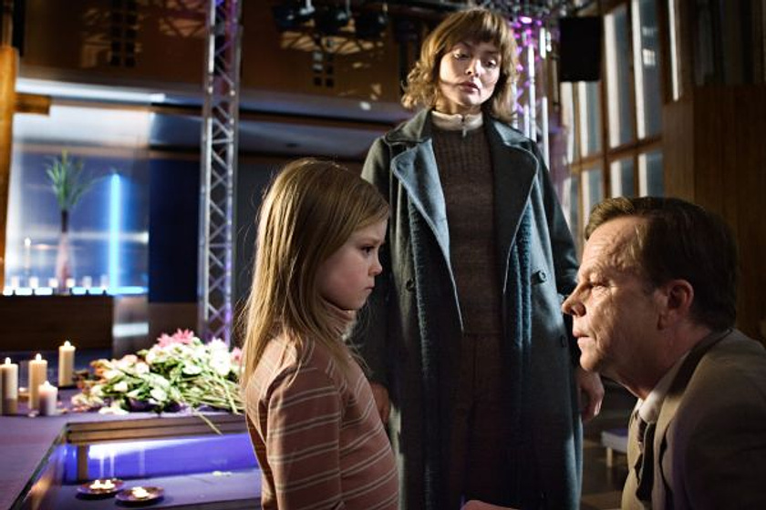 Izabella Scorupco en Aurora boreal