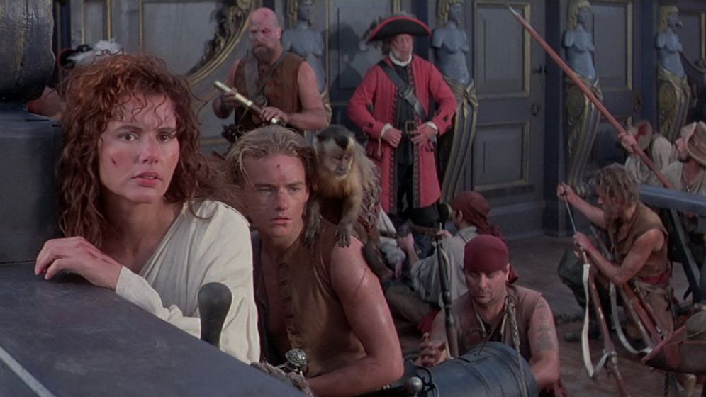 Geena Davis en La Isla de las Cabezas Cortadas