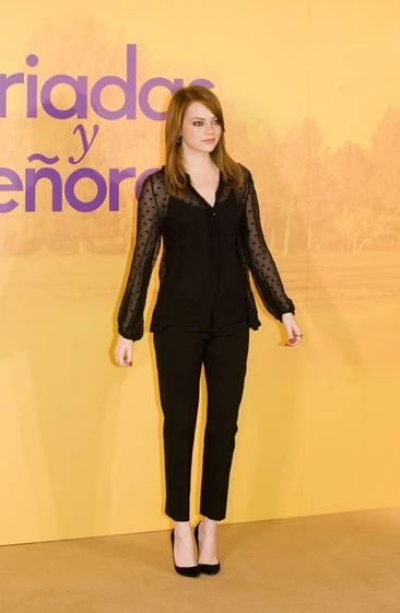 Emma Stone en criadas-y-senoras (Photocall en Madrid. Octubre 2011)