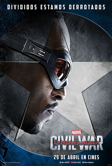 Imagen de Capitán América. Civil war (Cartel personajes español)