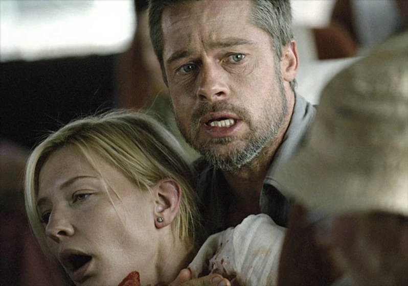 Brad Pitt y Cate Blanchett en babel