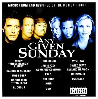 Carátula de la banda de sonido de Un Domingo Cualquiera