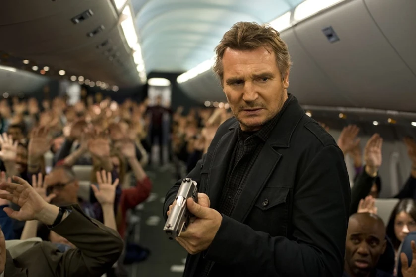Liam Neeson en non-stop-sin-escalas