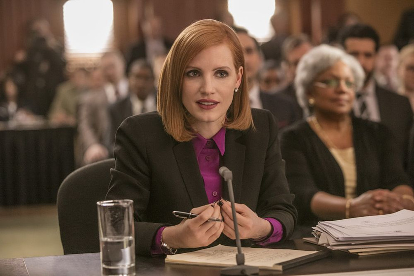 Jessica Chastain en El Caso Sloane