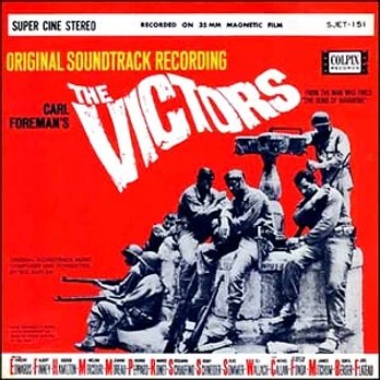 Carátula de la banda de sonido de Los Vencedores