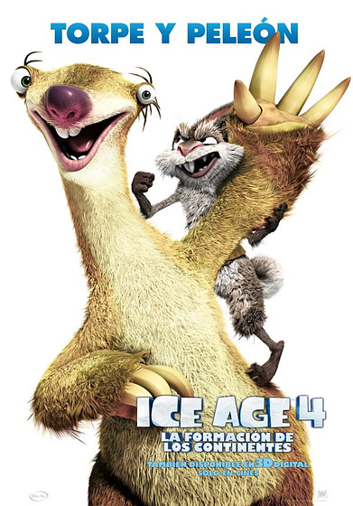Imagen de Ice Age 4: La Formación de los continentes (Cartel promocional)