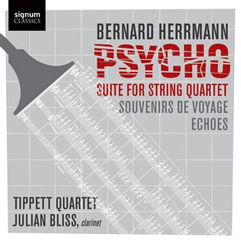 Carátula de la banda de sonido de Psicosis