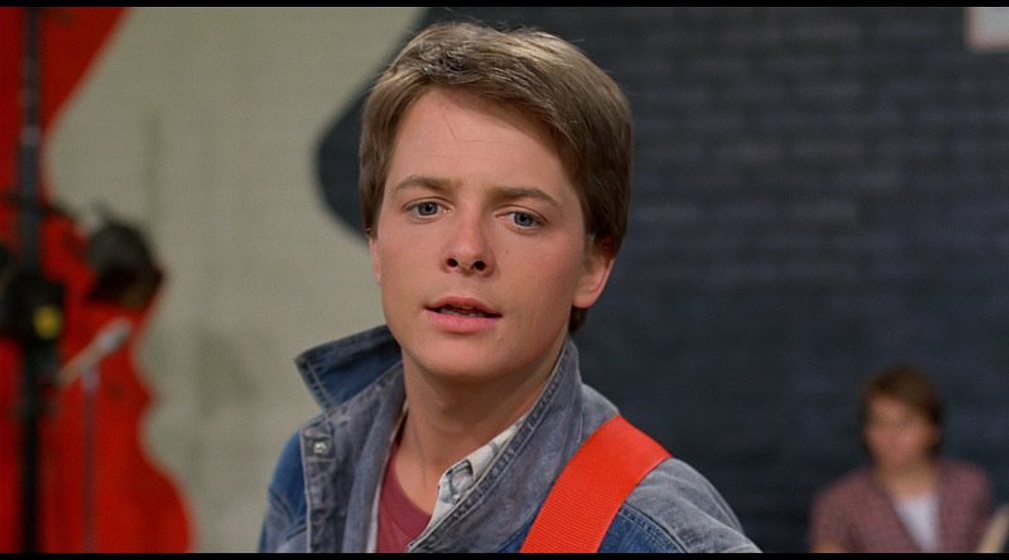 Michael J. Fox en Regreso al Futuro