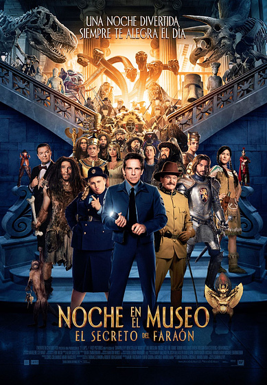 Imagen de Noche en el museo. El Secreto del faraón (Cartel final español)