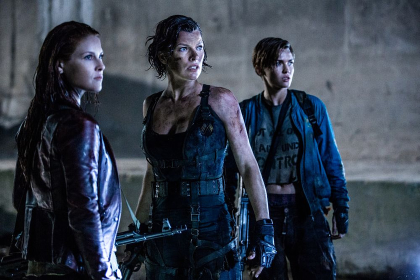 Ali Larter, Milla Jovovich y Ruby Rose en Resident Evil. El Capítulo final