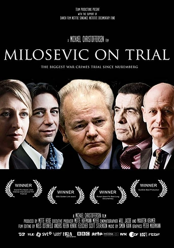 Poster de Milosevic on trial
