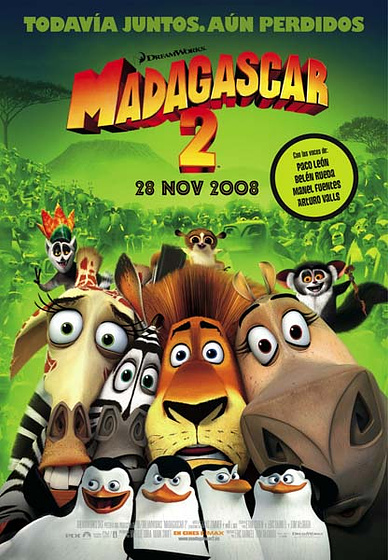 Imagen de Madagascar 2 (Cartel final)