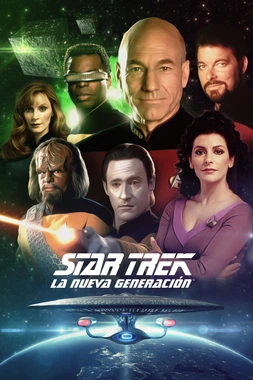 poster for the season 1 of Star Trek: La Nueva Generación