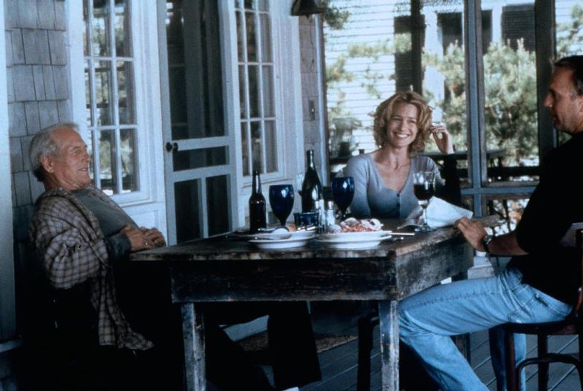 Kevin Costner, Paul Newman y Robin Wright en Mensaje en una Botella