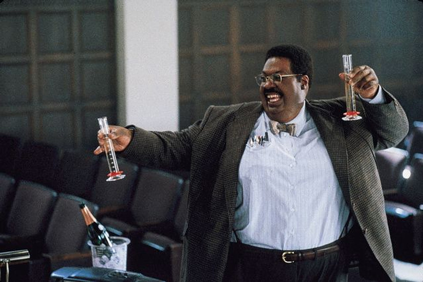 Eddie Murphy en El Profesor Chiflado 2: La Familia Klump