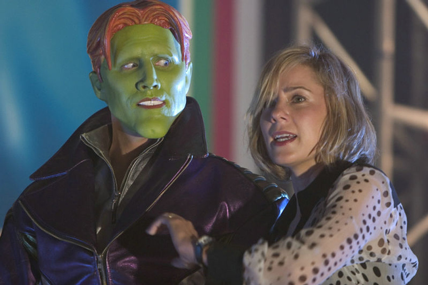 Jamie Kennedy y Traylor Howard en La Máscara 2
