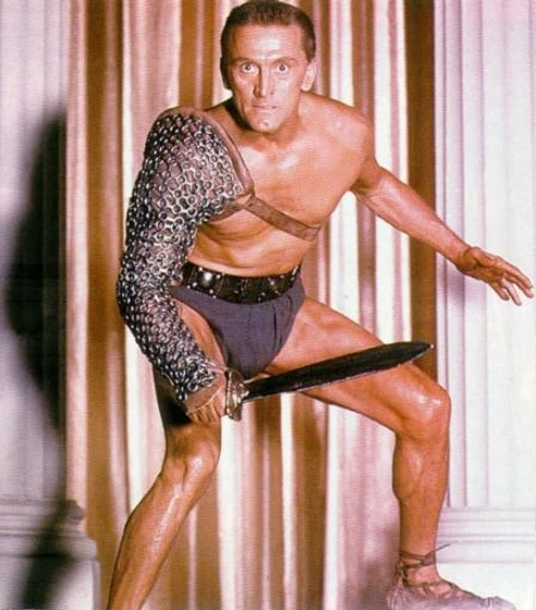 Kirk Douglas en espartaco