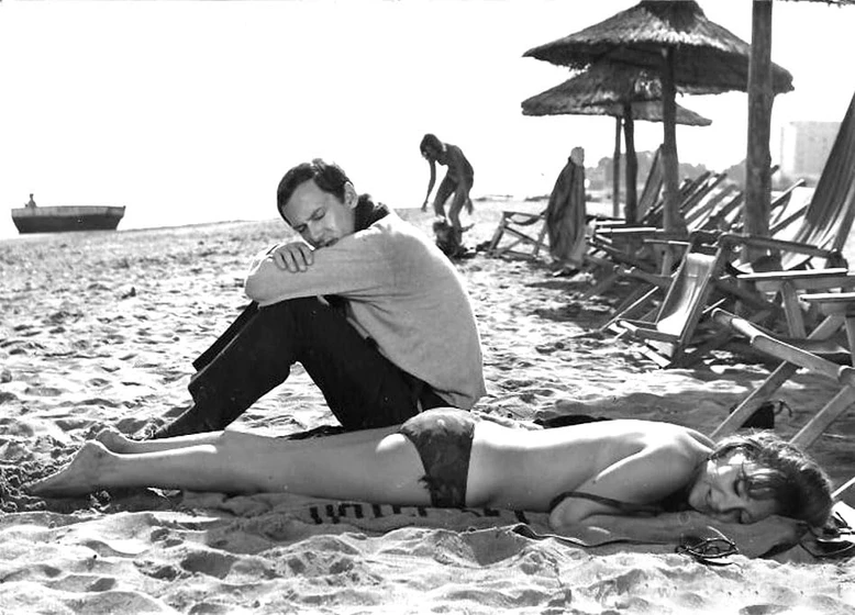 Amparo Soler Leal y Maurice Ronet en amador