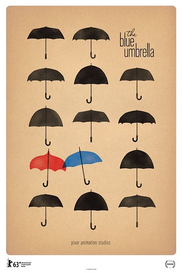 Imagen de The Blue umbrella (Cartel)