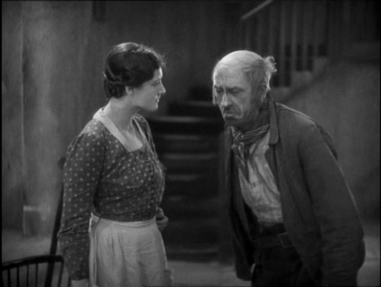 Lillian Hall-Davis y Gordon Harker en La Mujer del Granjero