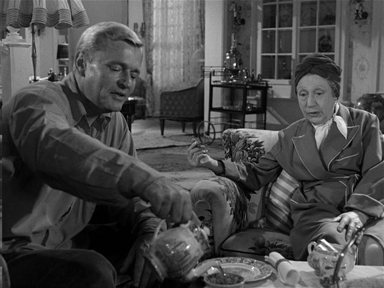 Peter van Eyck y Agnes Windeck en Dr. Mabuse vs. Scotland Yard