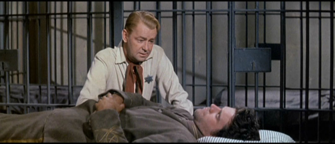 Alan Ladd en Un Pie en el Infierno