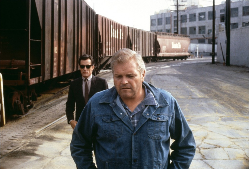 Brian Dennehy y James Woods en Best Seller