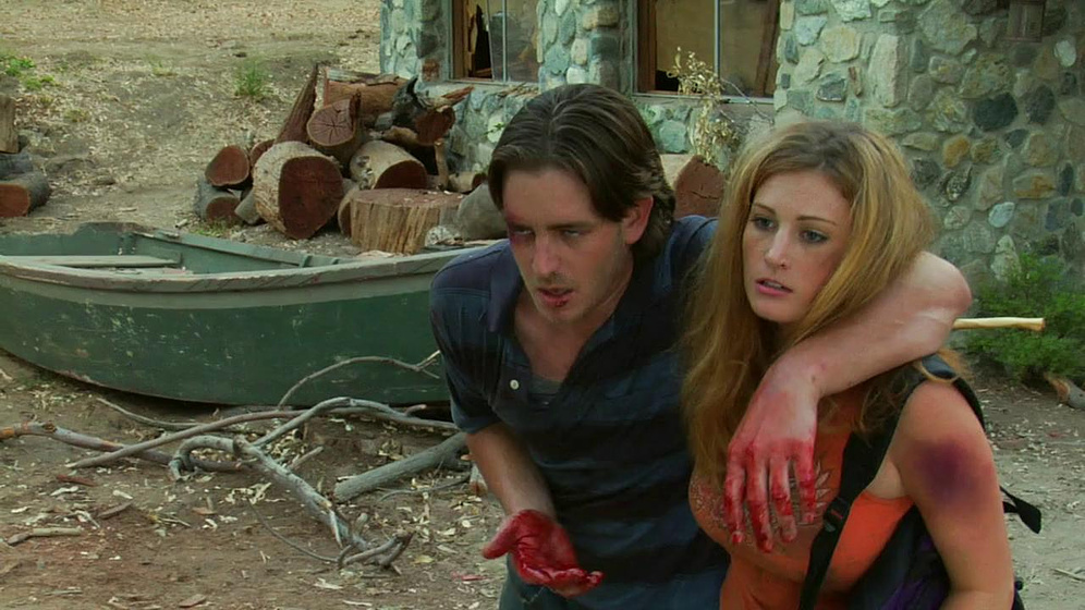 Joshua Benton y Sarah Grant Brendecke en brain-dead-2007