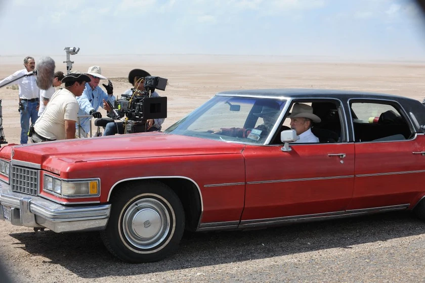 Robert Duvall en una-noche-en-el-viejo-mexico (Rodaje)