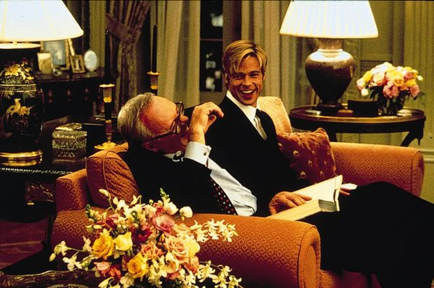 Brad Pitt y Anthony Hopkins en conoces-a-joe-black