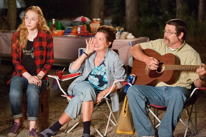 Kathryn Hahn, Nick Offerman y Molly C. Quinn en Somos los Miller