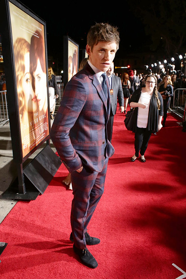 Eddie Redmayne en La Chica Danesa (Premiere en Los Angeles. Noviembre 2015)