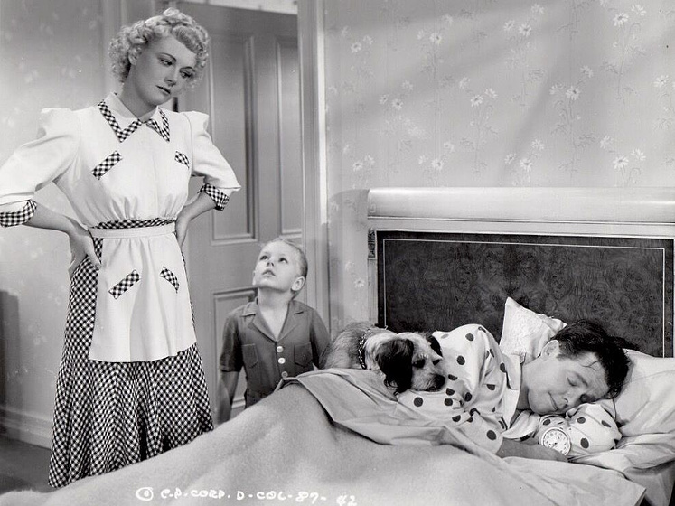 Arthur Lake y Penny Singleton en Blondie