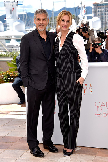 George Clooney y Julia Roberts en Money Monster (Cannes 2016)