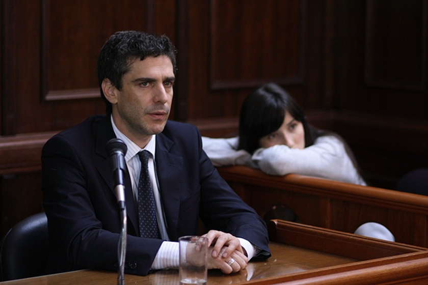 Leonardo Sbaraglia y Bárbara Goenaga en Sin Retorno
