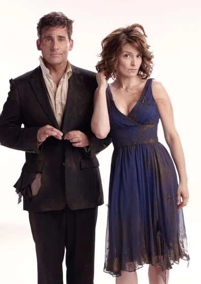 Tina Fey y Steve Carell en noche-loca