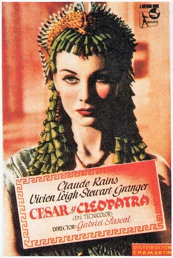 Poster de César y Cleopatra