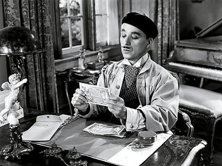 Charles Chaplin en Monsieur Verdoux