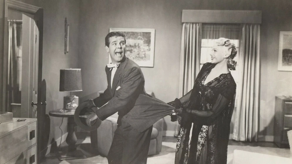 Arthur Lake y Penny Singleton en beware-of-blondie
