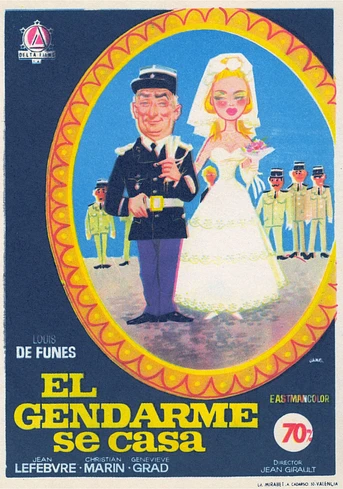 Poster de El Gendarme se casa