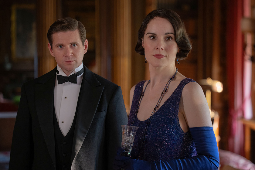 Allen Leech y Michelle Dockery en Downton Abbey: El Gran Final
