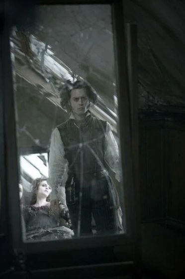 Johnny Depp en Sweeney Todd. El barbero diabólico de la calle Fleet