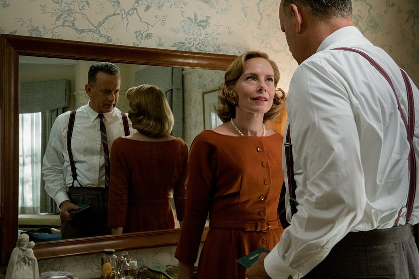 Tom Hanks y Amy Ryan en El Puente de los espías