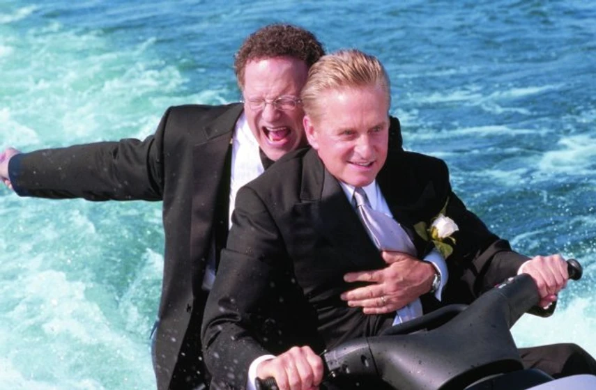 Michael Douglas y Albert Brooks en Hasta que la Muerte los Separe