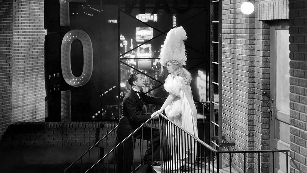 Robert Montgomery y Marion Davies en La Rubia del Follies