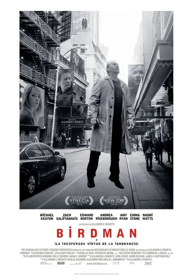 Imagen de Birdman (o la inesperada virtud de la ignorancia) (Cartel final español)