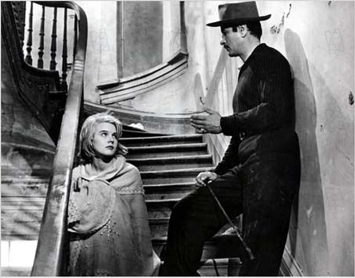 Eli Wallach y Carroll Baker en Baby Doll