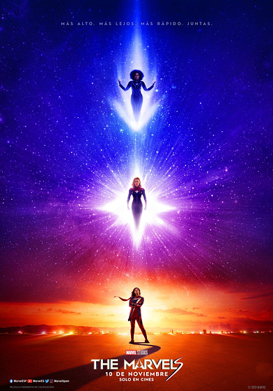 Imagen de The Marvels (Cartel teaser español)