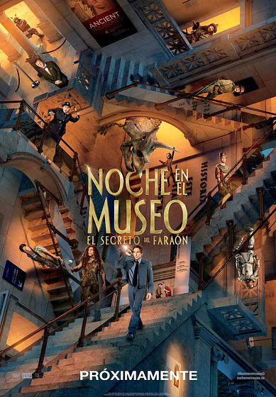Imagen de Noche en el museo. El Secreto del faraón (Cartel teaser español)